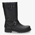 Fergie Igloo botas de piel con forro interior de pelo natural. negro